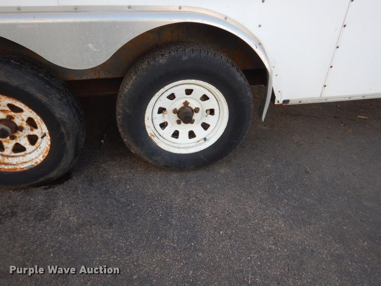 image for item IK9842 1995 United Express Line enclosed cargo trailer