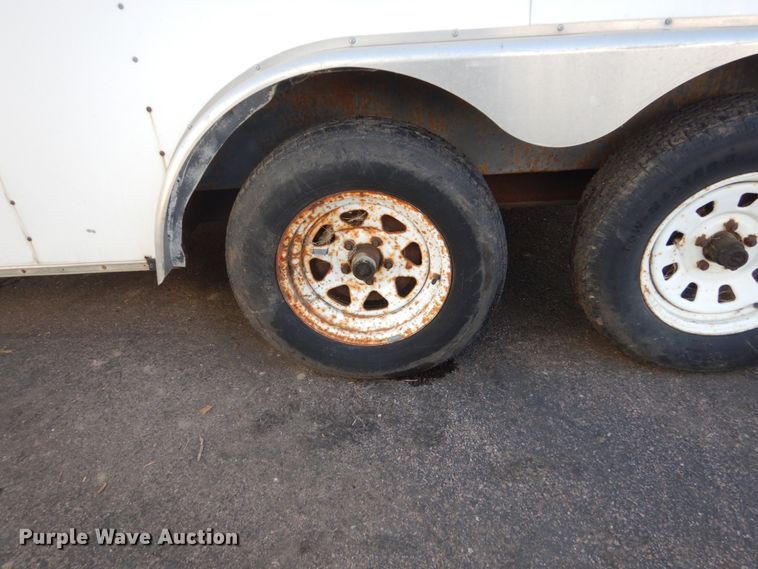 image for item IK9842 1995 United Express Line enclosed cargo trailer