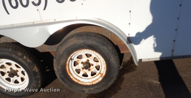 image for item IK9842 1995 United Express Line enclosed cargo trailer