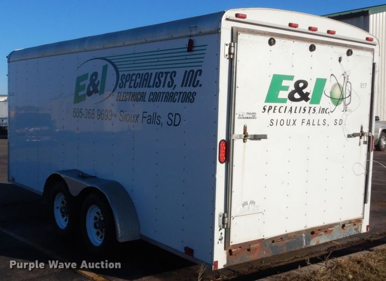 image for item IK9843 2006 Fabrique CM716TA2 enclosed cargo trailer