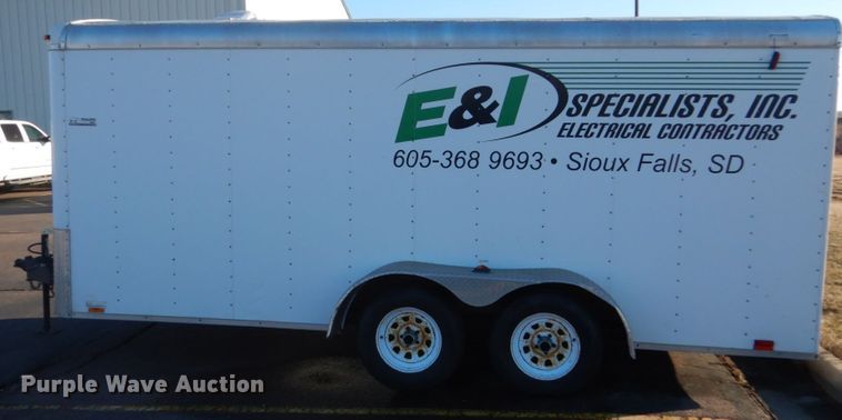 image for item IK9843 2006 Fabrique CM716TA2 enclosed cargo trailer