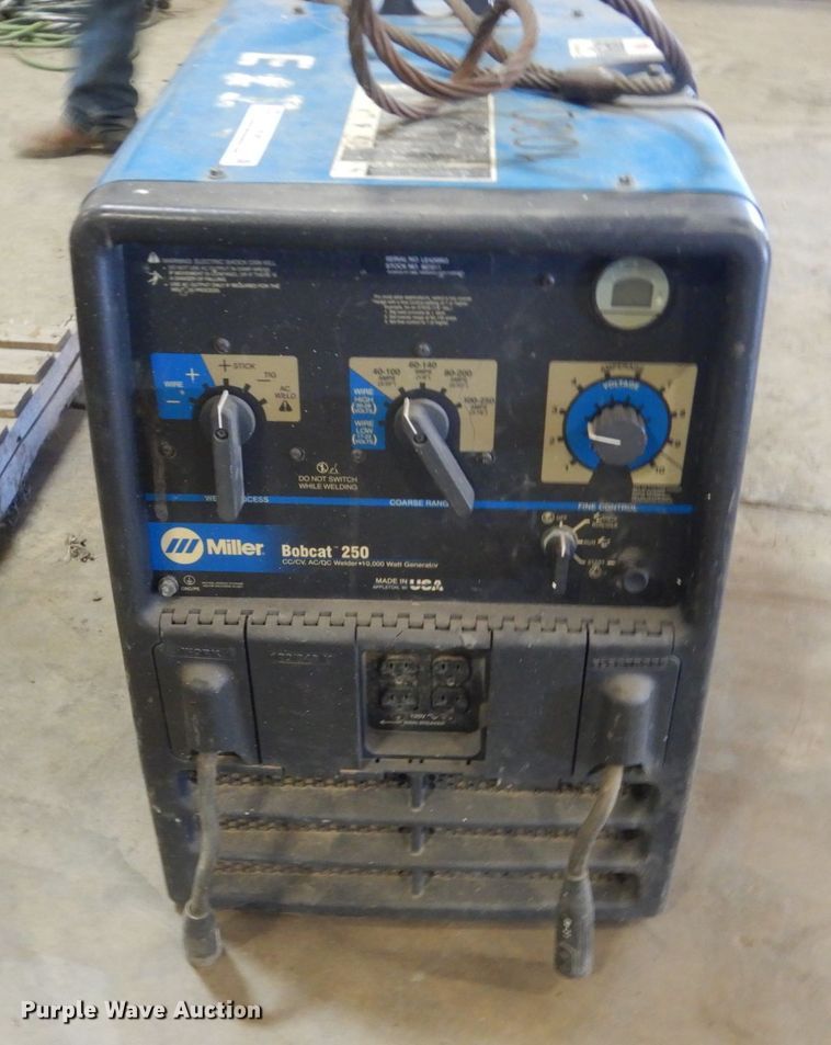 image for item IK9873 Miller Bobcat 250 welder