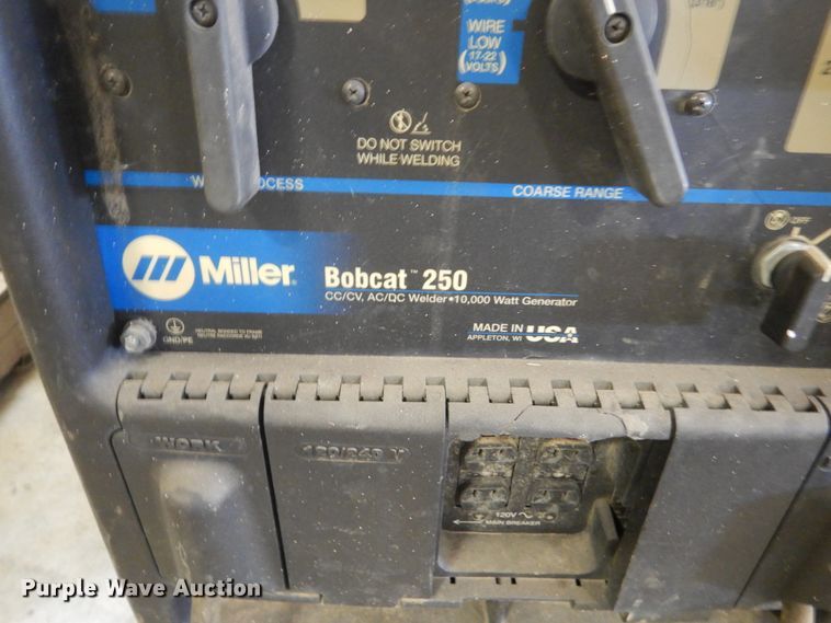 image for item IK9873 Miller Bobcat 250 welder