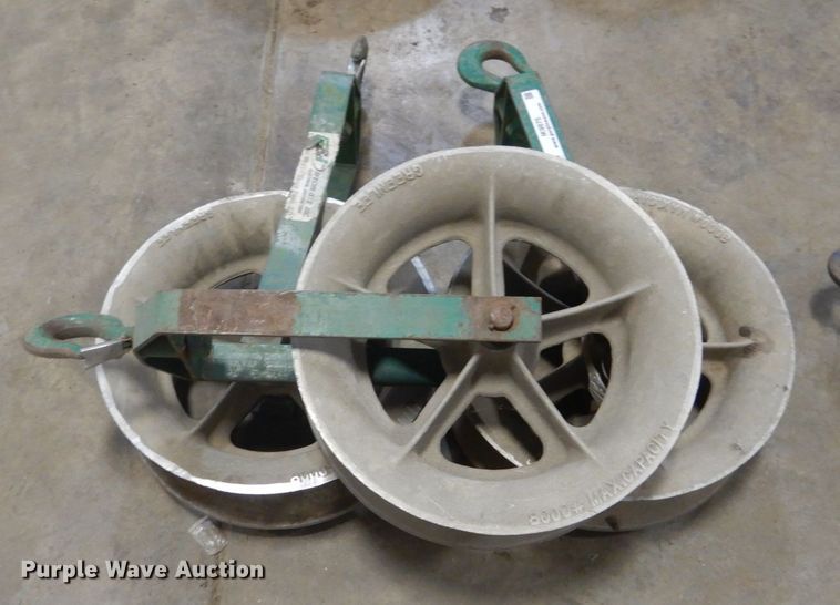 image for item IK9875 (3) Greenlee cable pull sheaves