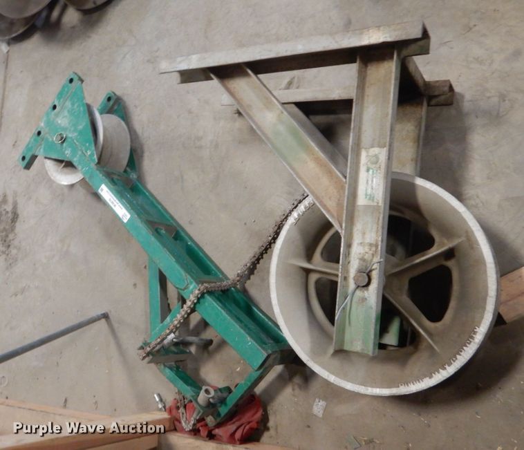 image for item IK9876 (2) Greenlee cable pull sheaves