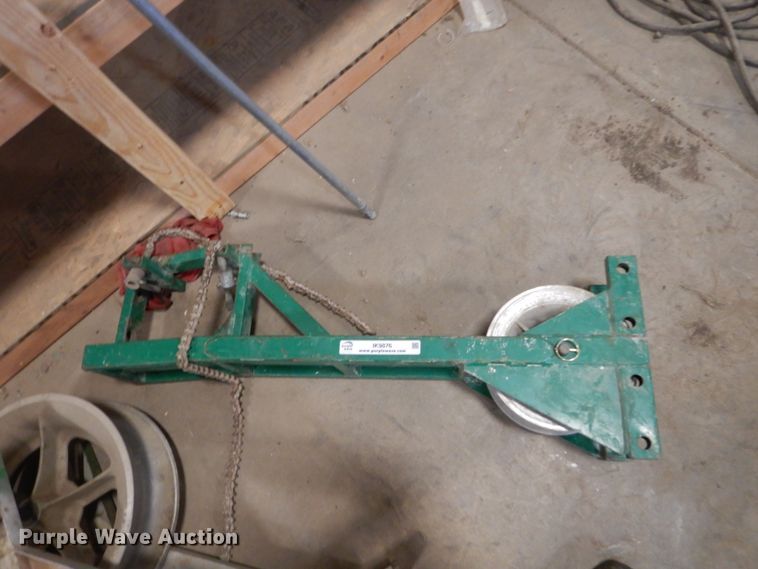image for item IK9876 (2) Greenlee cable pull sheaves