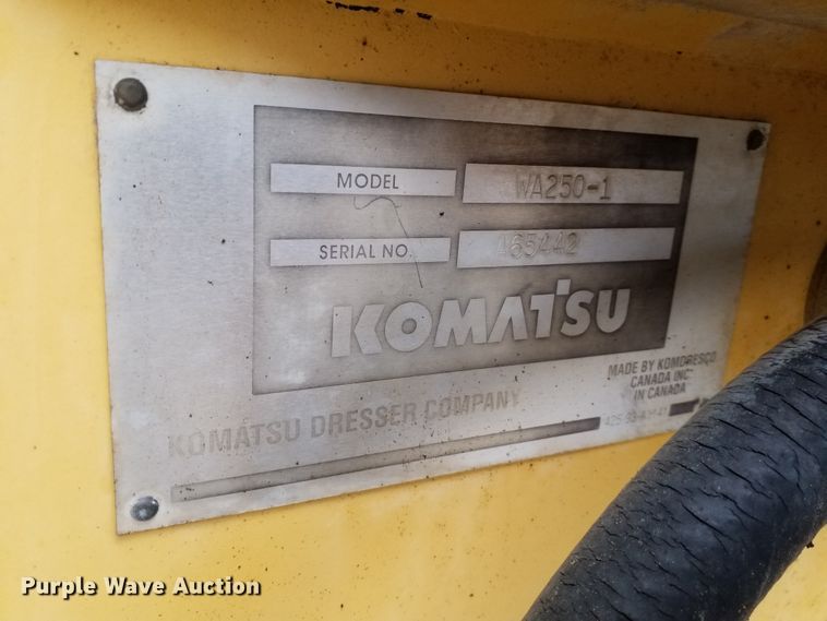 image for item IP9075 1994 Komatsu WA250  wheel loader