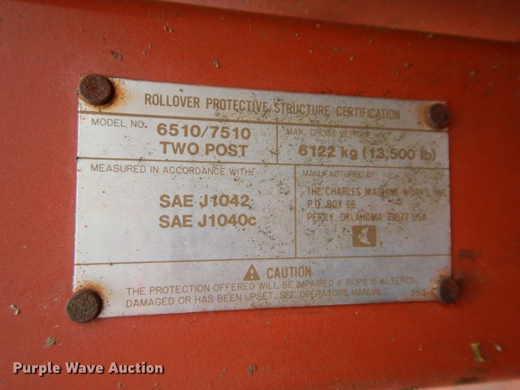 image for item IX9353 1987 Ditch Witch 7510  trencher