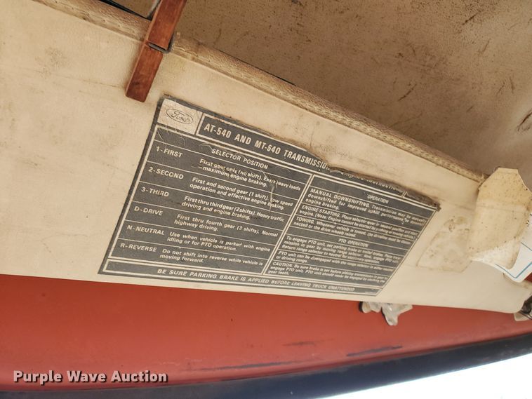 image for item DI4751 1976 Ford F700  dump truck