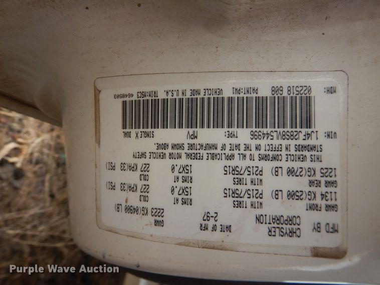 image for item DI5499 1997 Jeep Cherokee  SUV