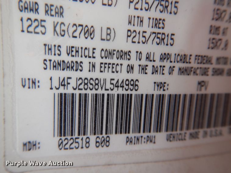 image for item DI5499 1997 Jeep Cherokee  SUV