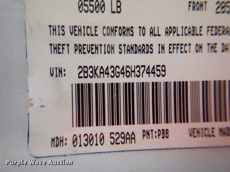 image for item DI5504 2006 Dodge Charger
