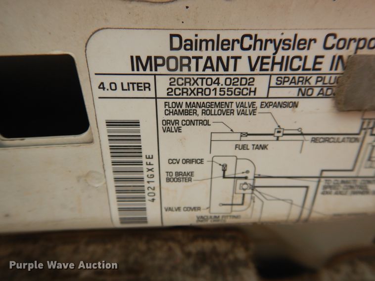 image for item DI5507 2002 Jeep Grand Cherokee  SUV