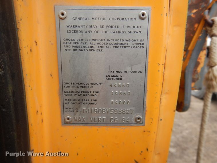 image for item DI5509 1978 GMC Brigadier  dump truck