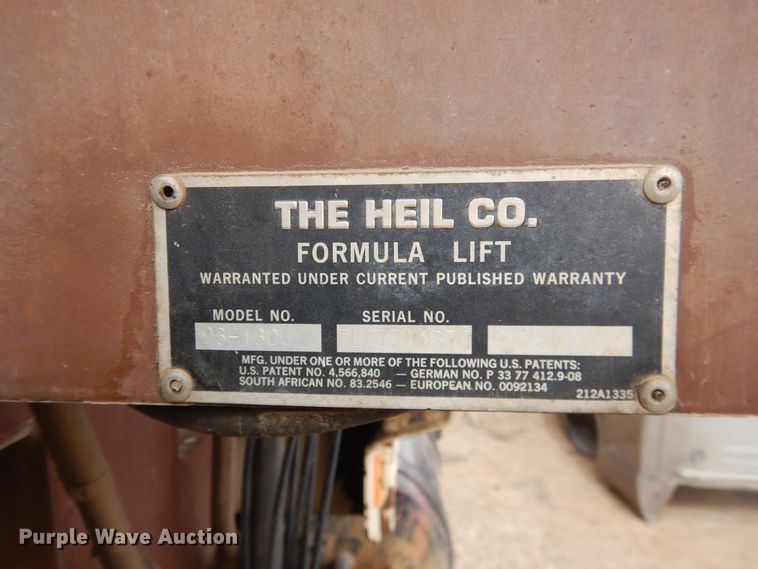 image for item DI5511 1992 White GMC WX Xpeditor  refuse truck