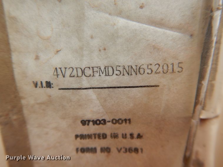 image for item DI5511 1992 White GMC WX Xpeditor  refuse truck