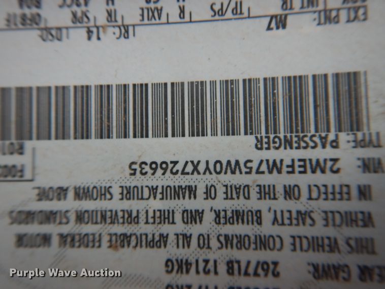 image for item DI5520 2000 Mercury Grand Marquis