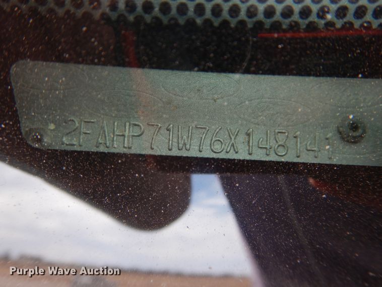 image for item DJ4989 2006 Ford Crown Victoria Police Interceptor