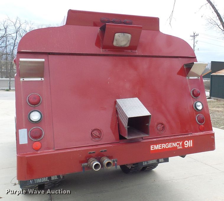 image for item DL0901 1985 Ford 8000  fire truck