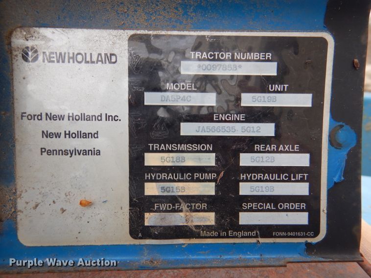 image for item DL4845 Ford 4630  tractor