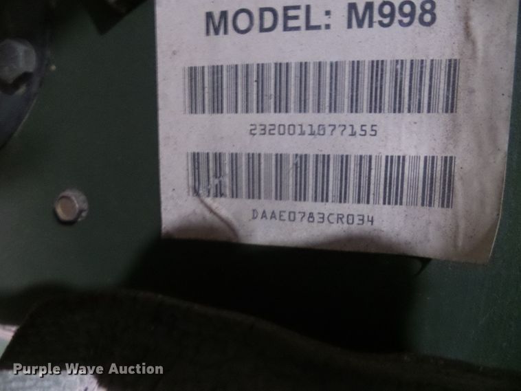 image for item EK9763 1989 Am General M998 Humvee  SUV