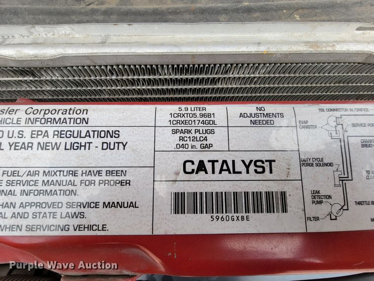 image for item FL9097 2001 Dodge Ram 1500  Quad Cab pickup truck