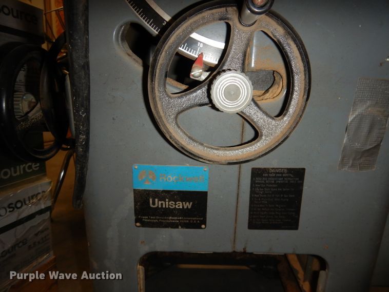 image for item HE9465 Rockwell unisaw