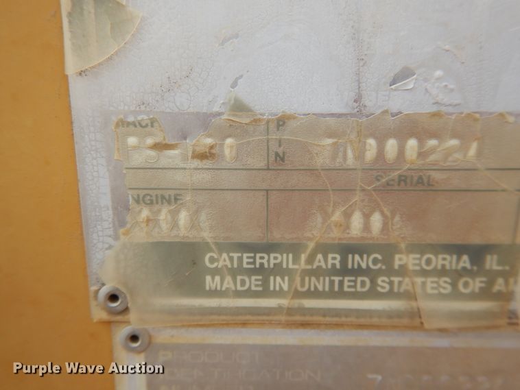 image for item HL9705 1990 Caterpillar PS-130  pneumatic roller