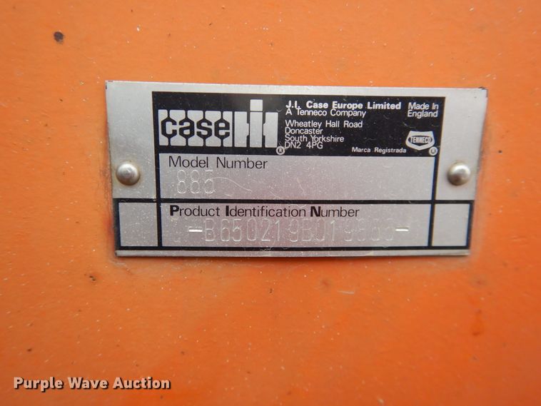image for item HL9709 1987 Case IH 885  tractor