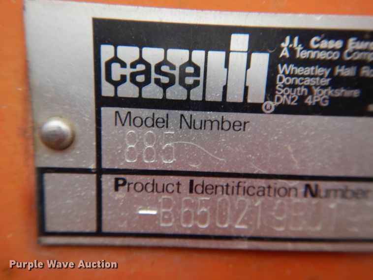 image for item HL9709 1987 Case IH 885  tractor