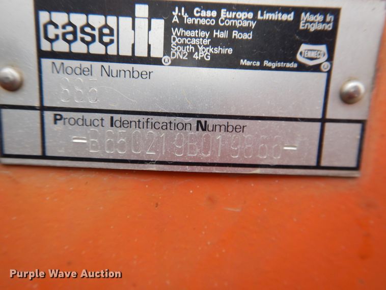 image for item HL9709 1987 Case IH 885  tractor