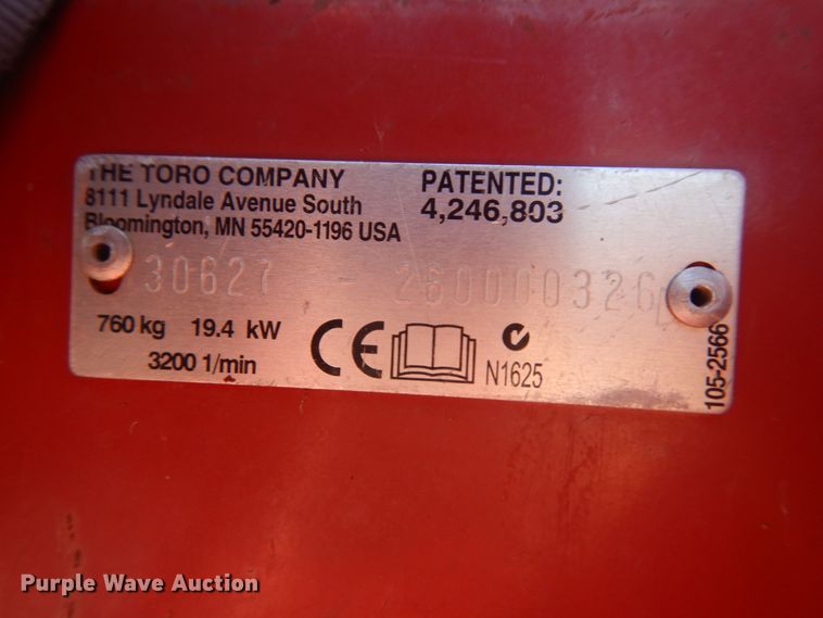 image for item HL9735 Toro Groundsmaster 328D  lawn mower