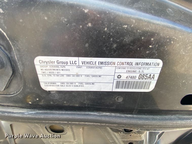 image for item HR9450 2014 Dodge Charger Police