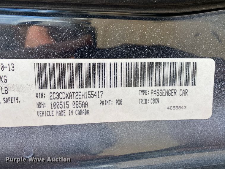 image for item HR9450 2014 Dodge Charger Police