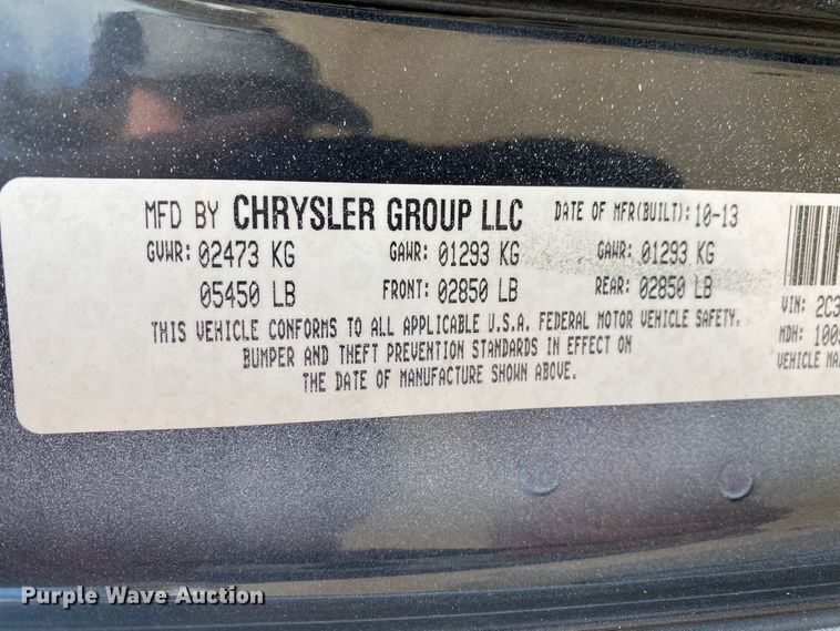 image for item HR9450 2014 Dodge Charger Police