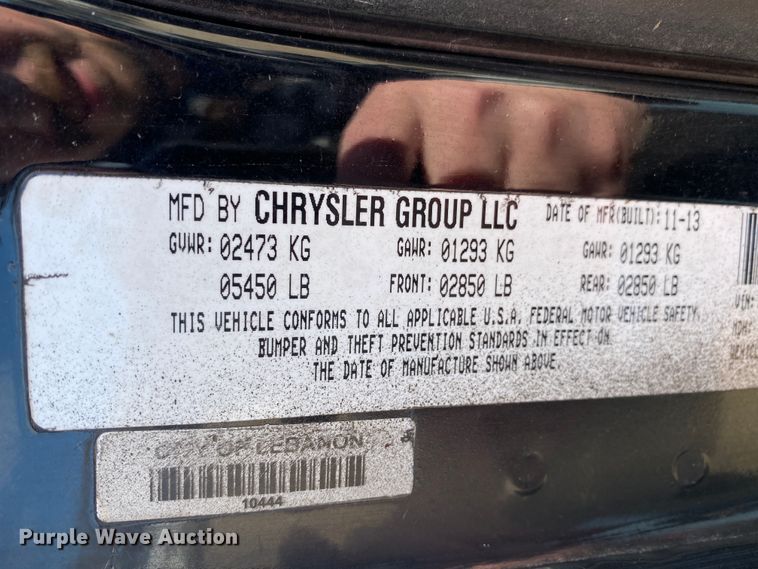 image for item HR9451 2014 Dodge Charger Police