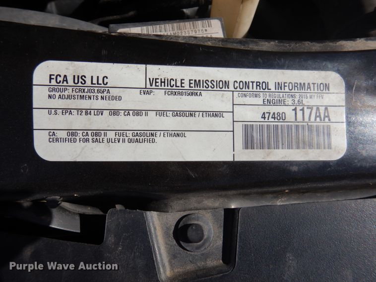 image for item HW9864 2015 Dodge Grand Caravan  handicap accessible van