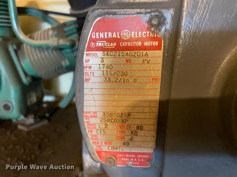 image for item HX9843 Kargard Industries  air compressor