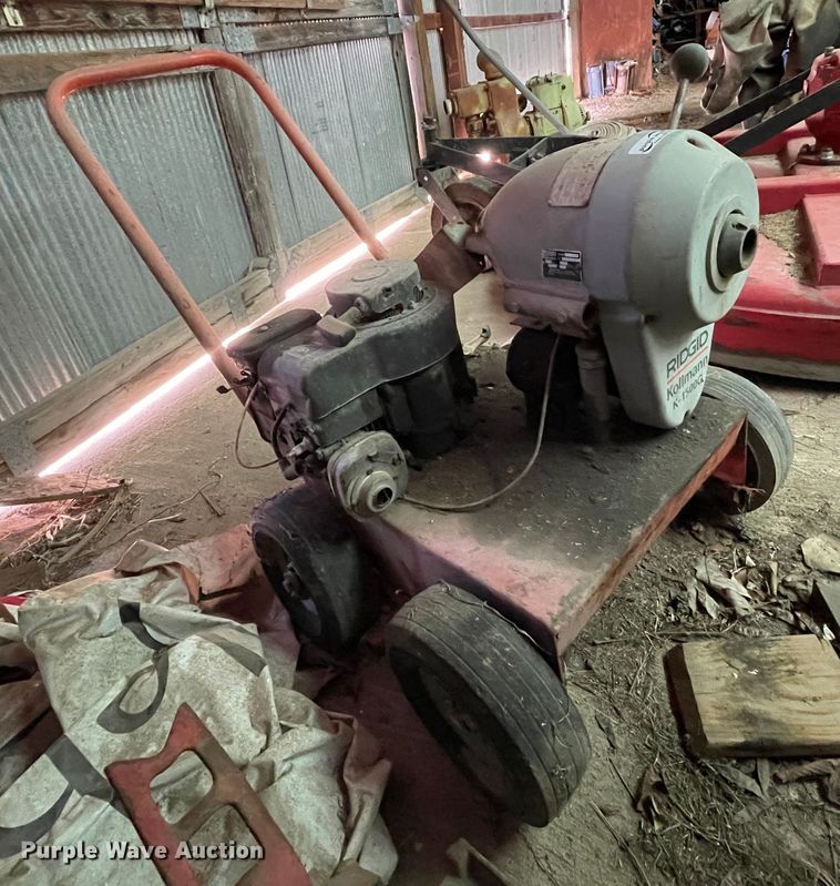 image for item HX9848 Ridgid Kollmann K-1500G sewer rodder