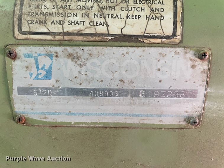 image for item HX9849 Wisconsin S12D 3" water pump