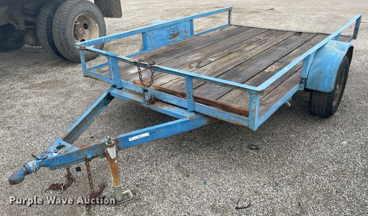 image for item II9271 Shop built tilt deck utility trailer