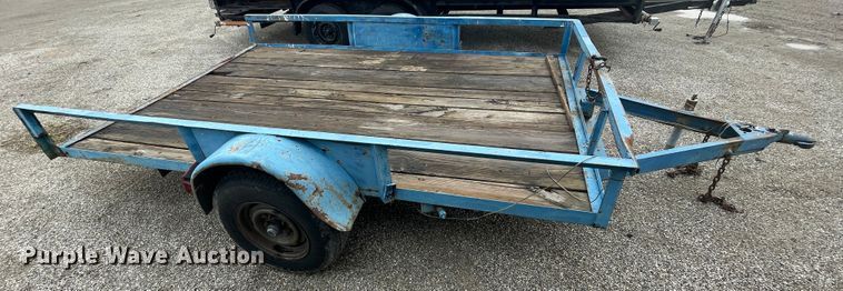 image for item II9271 Shop built tilt deck utility trailer