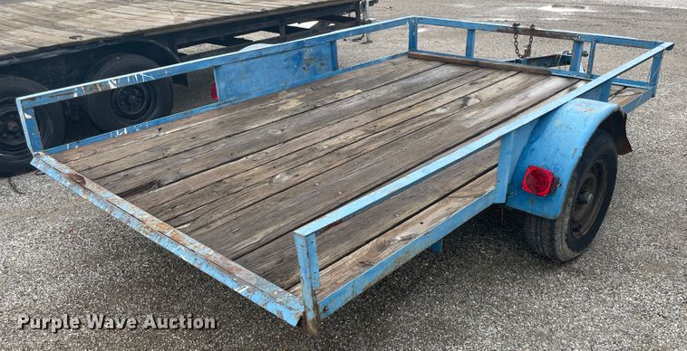 image for item II9271 Shop built tilt deck utility trailer
