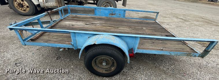 image for item II9271 Shop built tilt deck utility trailer
