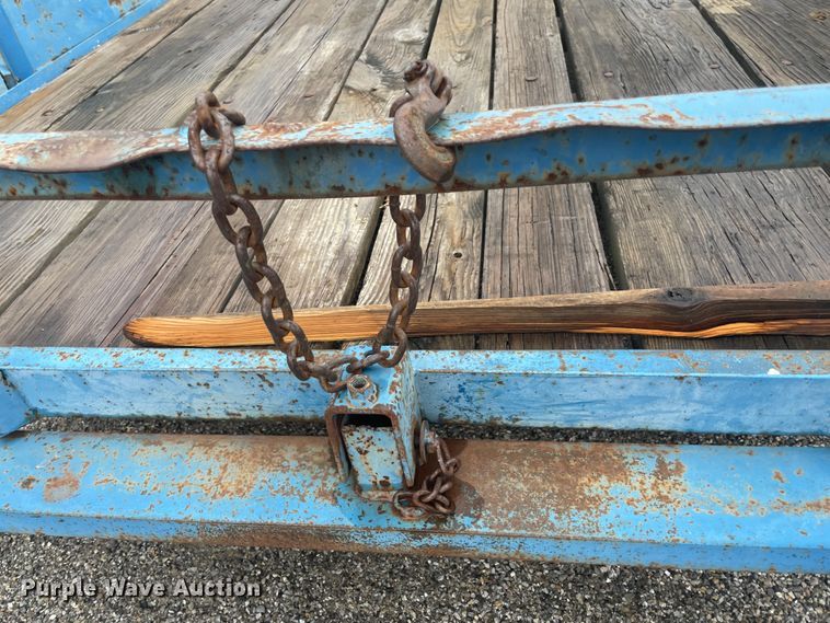 image for item II9271 Shop built tilt deck utility trailer