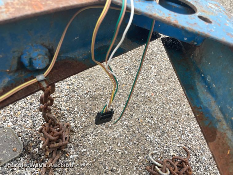 image for item II9271 Shop built tilt deck utility trailer