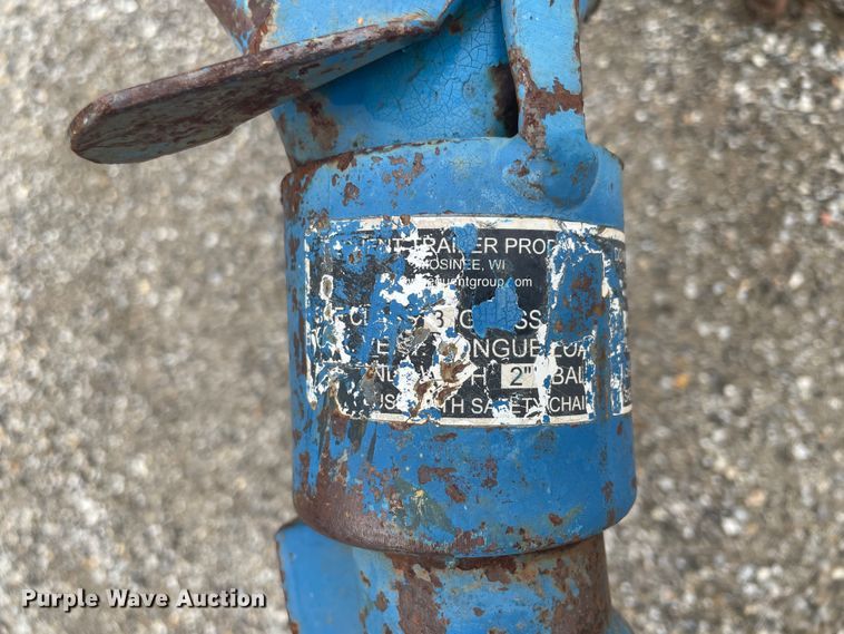 image for item II9271 Shop built tilt deck utility trailer