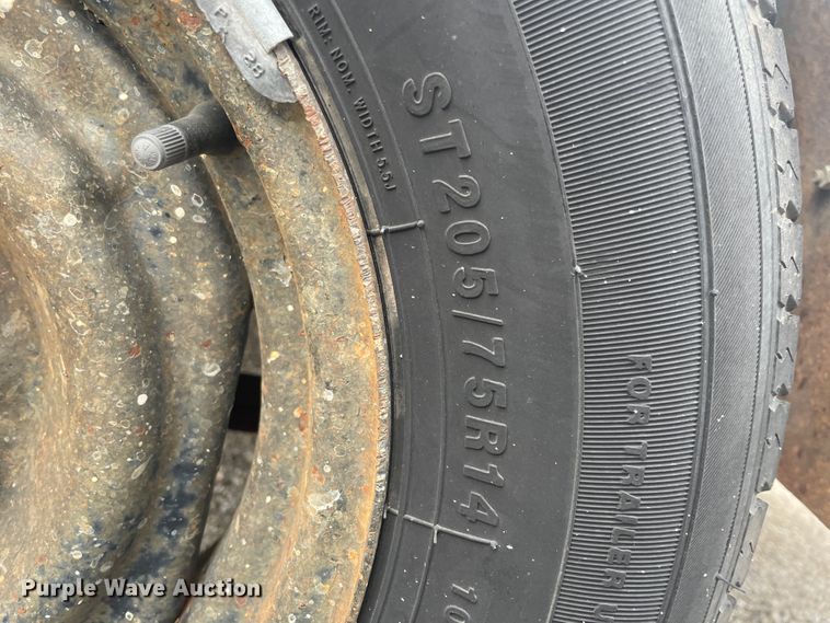 image for item II9271 Shop built tilt deck utility trailer