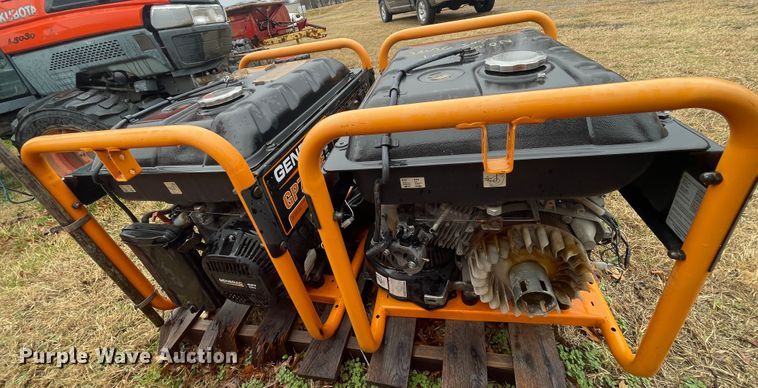 image for item II9287 (2) Generac GP7500E generators