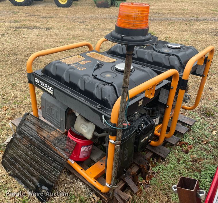 image for item II9287 (2) Generac GP7500E generators